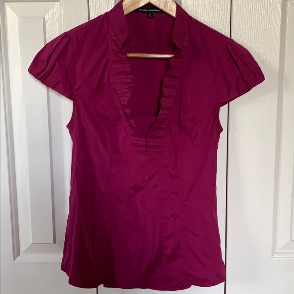 Express purple/pink blouse top size XS